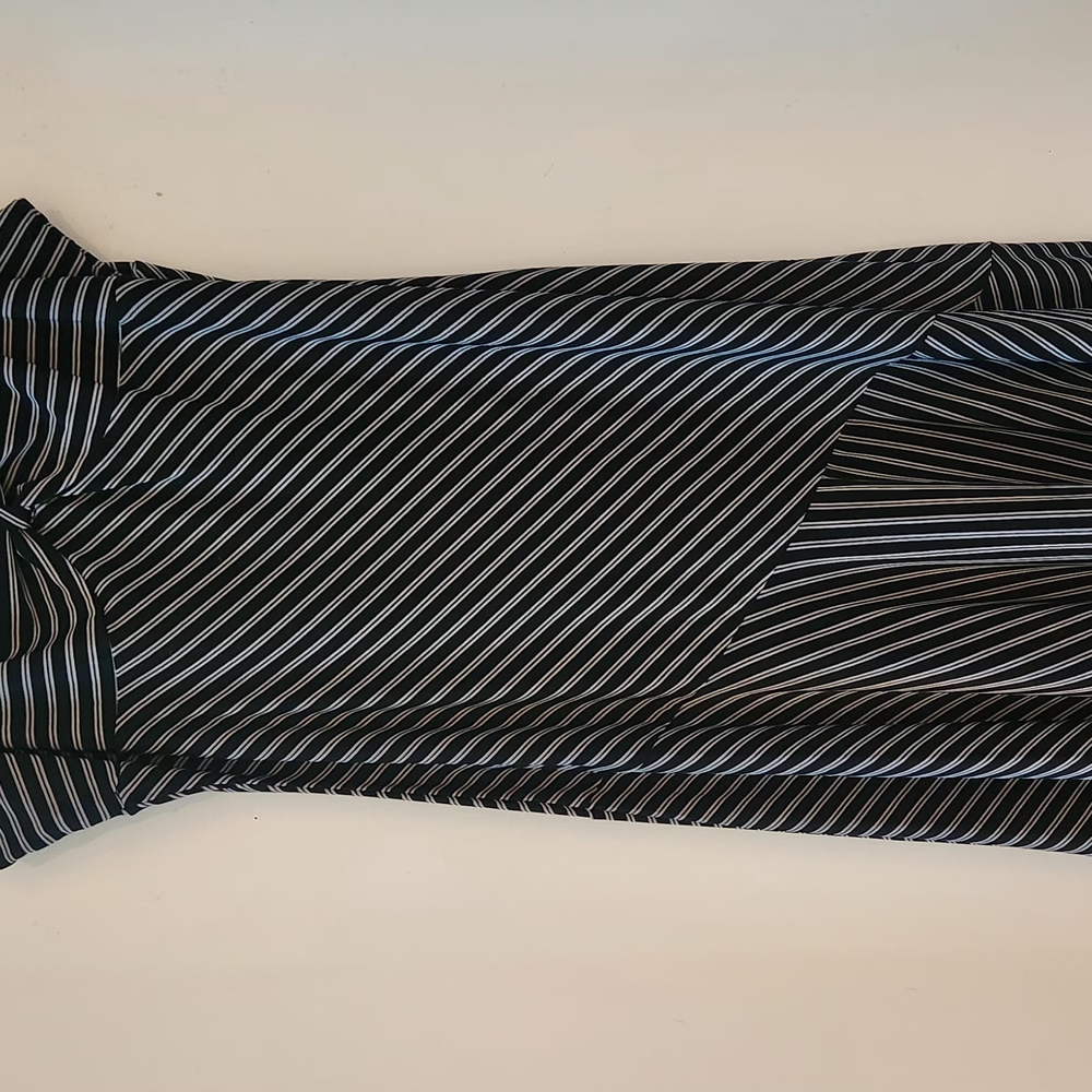 Black and White Striped Dress